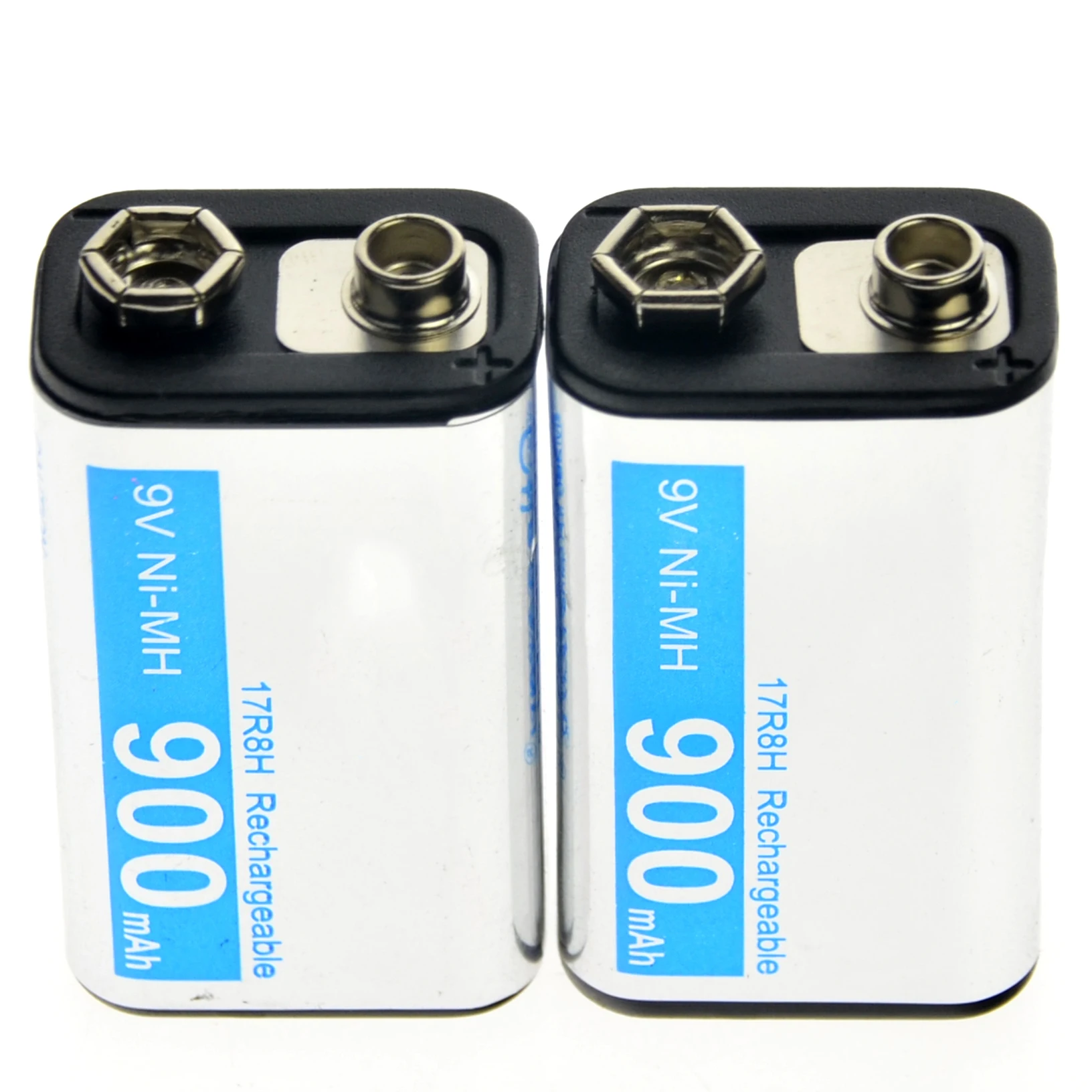 2pcs 2-24 шт 9V 900 мА/ч, Перезаряжаемые Батарея сотовый прочный Батарея PPS черный никель-металл-гидридного блок Мощность - Цвет: 2pcs