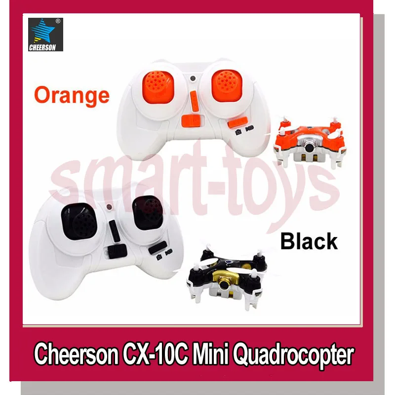 Cheerson CX 10C CX10C 2 4 GHZ 4CH 6 осевой гироскоп мини RC Квадрокоптер с 0.3MP камерой