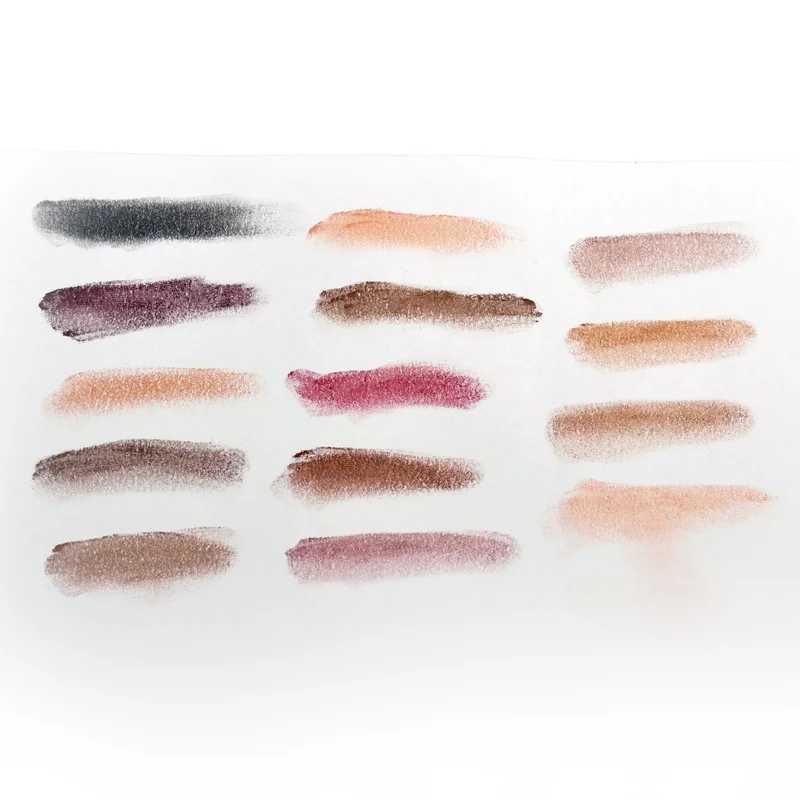 15 цветов Тени для век макияжа Палитра теней основа полноразмерный набор |