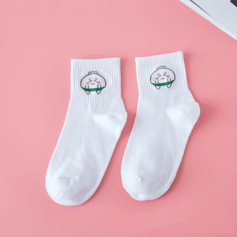 23 COCOTEKK, новинка, модные корейские женские Носки с рисунком собаки, кролика, утки, панды, яркие хлопковые носки для женщин, подарок на свадьбу - Цвет: 23