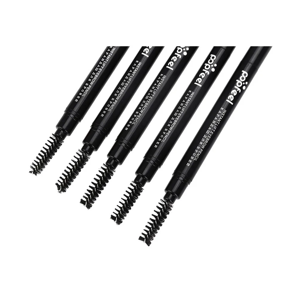 Popfeel Double-end Automatic Eyebrow Pencil Waterproof Pigment Long Lasting 5 colors eye Makeup Eye Brow Cosmetic | Красота и