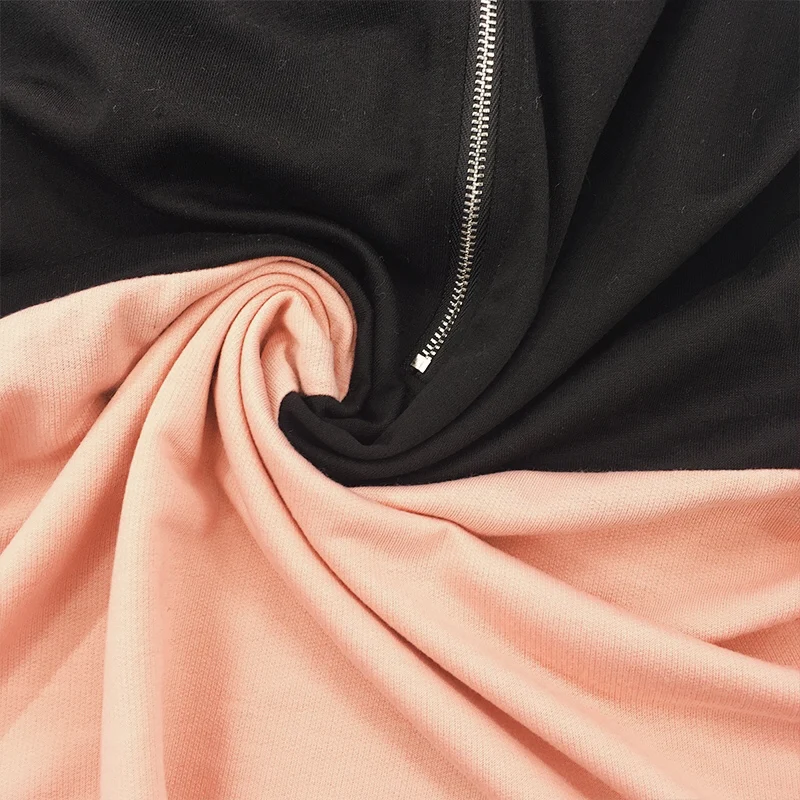 Dotfashion толстовка с капюшоном на молнии, Женская Повседневная Осенняя толстовка с капюшоном и длинным рукавом, женские разноцветные пуловеры