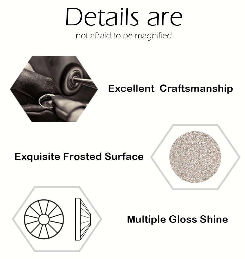 2000NoHF Lt. Col. Topaz все размеры стеклянная задняя сторона красота аксессуары ювелирные