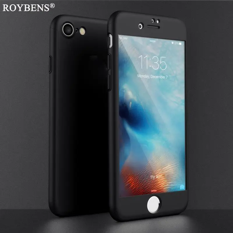 Для samsung Galaxy S7 Edge чехол Роскошный 360 градусов ПК полная защита для iPhone 7 Plus 6 S 5 5S SE +