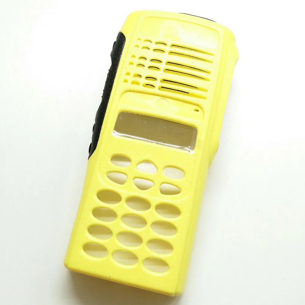 New Yellow Housing Case Front Cover Shell Knob Cap Digital Keys For Motorola GP338 GP380 Two Way Radio