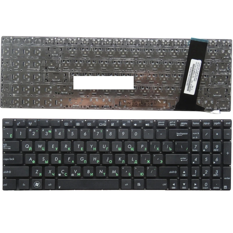 Русская клавиатура для Asus N550 N550J N550JA N550JK N550JV N550L N550LF R750 R750J R750JK R750JV RU без клавиатуры