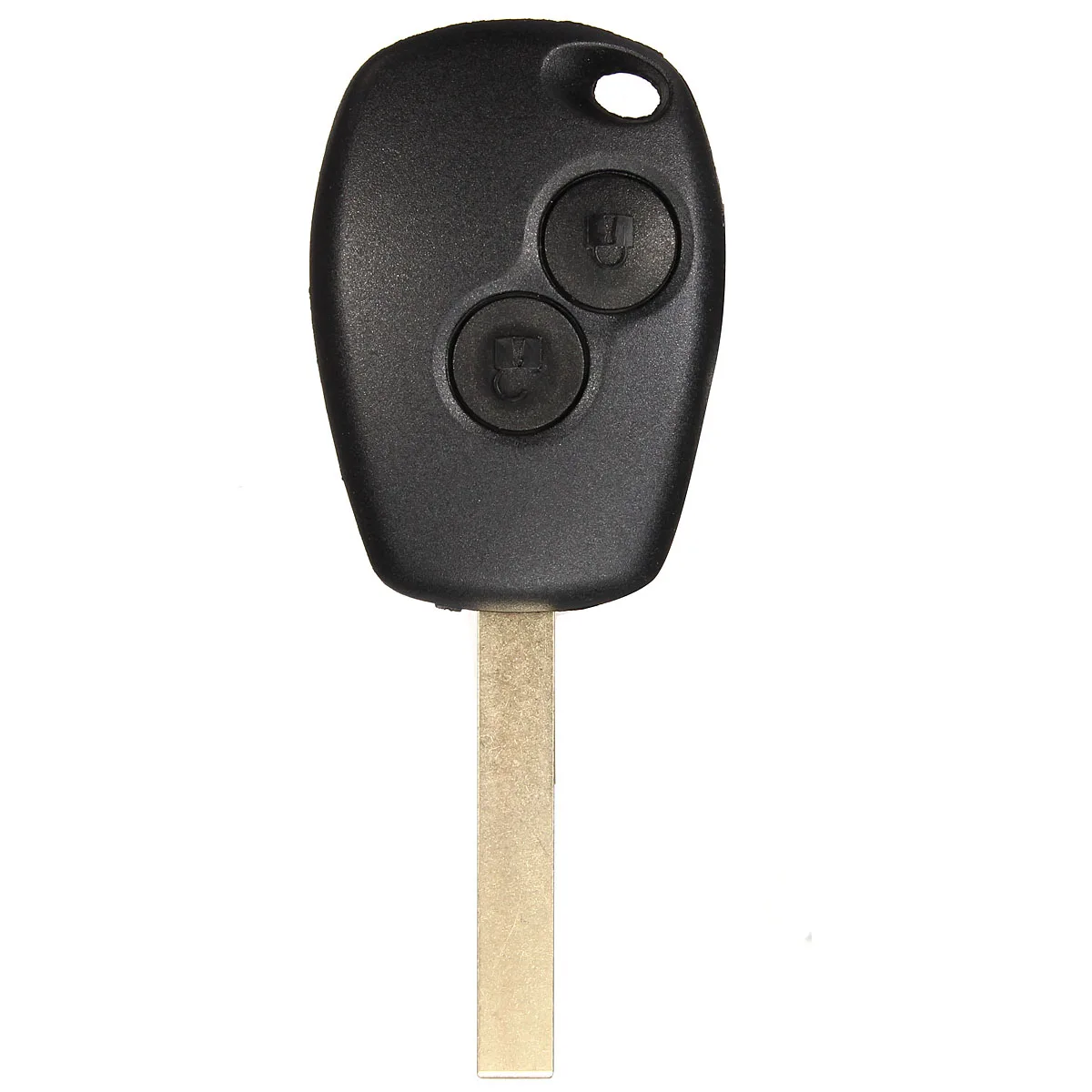 2 кнопки дистанционного брелока чехол в виде ракушки лезвие для Renault/Modus/Clio 3/Twingo/Kangoo черный