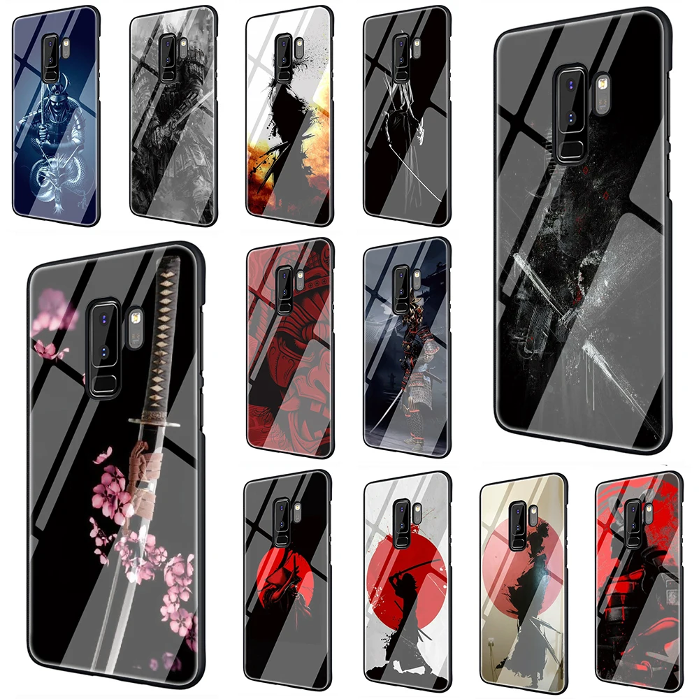 Самурайский воин японский солдат закаленное стекло чехол для телефона Samsung Galaxy S7