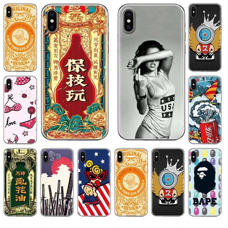 Stylish Pattern Series Back Skin Cover For Alcatel 1X/ 3/ 3C/ 3V/ 3X/ 5/ U5 Plus/ 5V/ 7 Soft Phone Case | Мобильные телефоны и