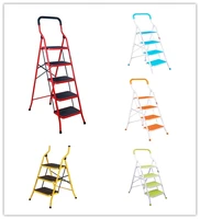 3/4/5 Steps Step Ladder Foldable Safety Ladder Non Slip For Home Kitchen Garage Step Ladder DQTY03/04/05