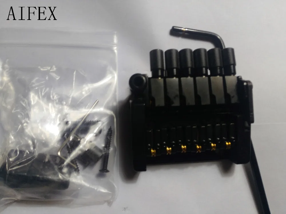 Новая Черная 6 струнная Бриллиантовая мостовая подставка Tremolo для моста Tremolo/w Arm &