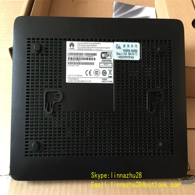 Оригинальный Huaway MA5675 GPON WIRELESS ONU с 4GE + 4 кастрюлями WIFI | Мобильные телефоны и