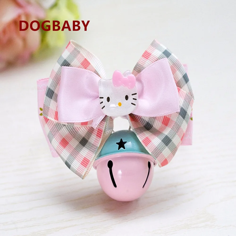 Y72 модный ошейник для кошек с бантиком регулируемый из искусственной кожи