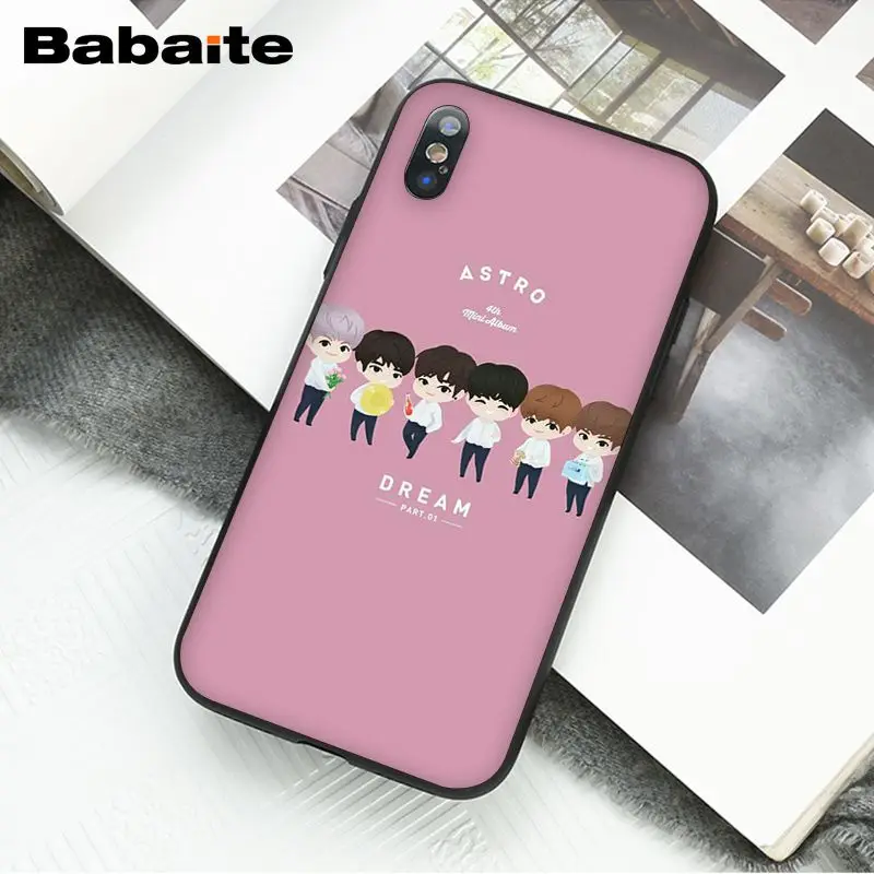 Babaite KPOP ASTRO в форме сердца K POP ТПУ Мягкий силиконовый чехол для задней панели