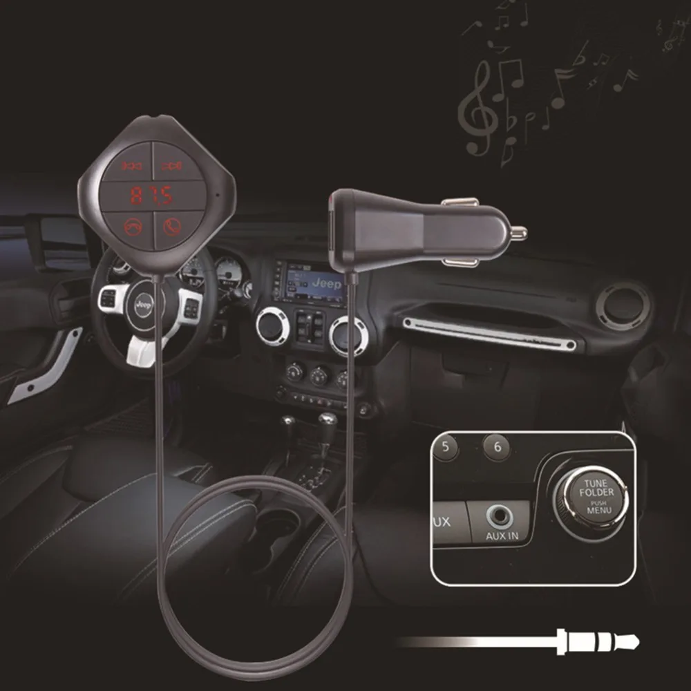 EGizmo USB автомобильный fm передатчик MP3 плеер Магнитная гарнитура беспроводная