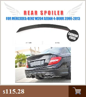 Карбоновое волокно передний бампер для губ подбородок спойлер для Mercedes-Benz C Class W204 C63 бампер AMG 2012 2013