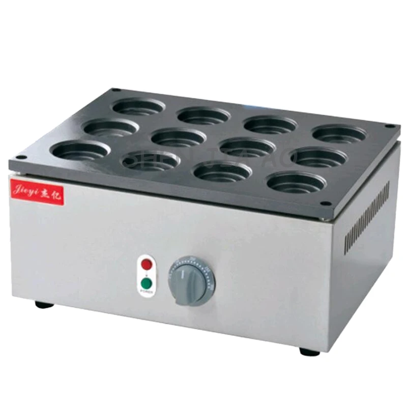 

12-Holes electric red bean grill FY-2230A desktop electric wheel bread cake machine red bean bread grill machine 220V 2800W