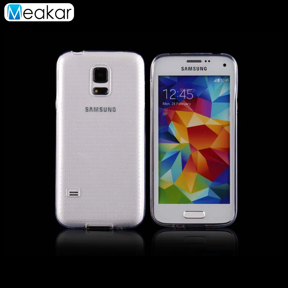 Transparent Soft TPU Silicon 4.5for Samsung Galaxy S5 Mini Case For G800 G800F Cell Phone Cover |