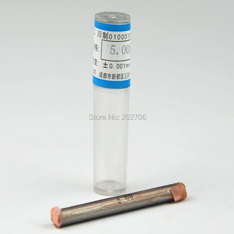 10pcs/lot Pin gauge Smooth Plug Gauge Hole size 0.5-5.99mm 6-9.99mm step 0.01mm Cylindrical Gage Measuring Tool | Инструменты