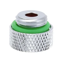 g14 thread vent valve auto exhaust chrome plated connector plug 18mm diameter for pc water cooling system computer components