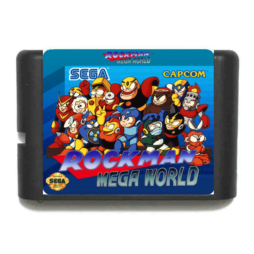 Rockman Mega World 16 бит SEGA MD игровая карта для Sega Drive Genesis|sega md game card|sega games16 bit |