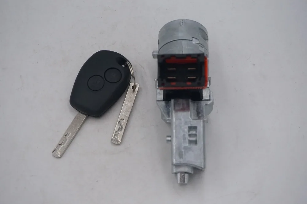 Замок зажигания ствол стартер переключатель + ключ для Renault Vauxhall Fiat 2005 2012 7701208408