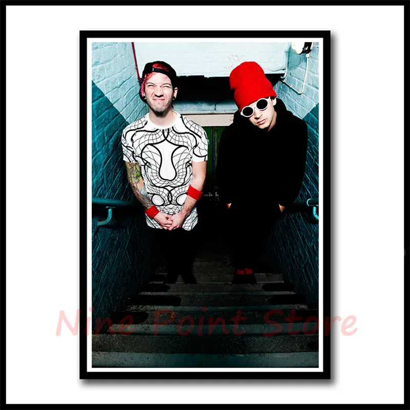 Twenty One Pilots рок-группа с музыкальным покрытием бумажные постеры для украшения дома хорошее качество принты белый домашнее искусство бескаркасные