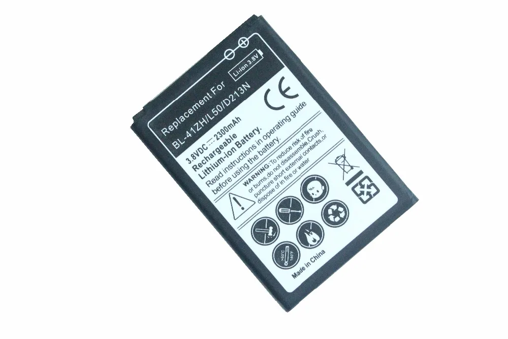2300 мА/ч BL-41ZH / EAC62378401h литийионный Аккумулятор для Батарея LG Leon L50 C40 H340 H343 H345 MS345 D213N