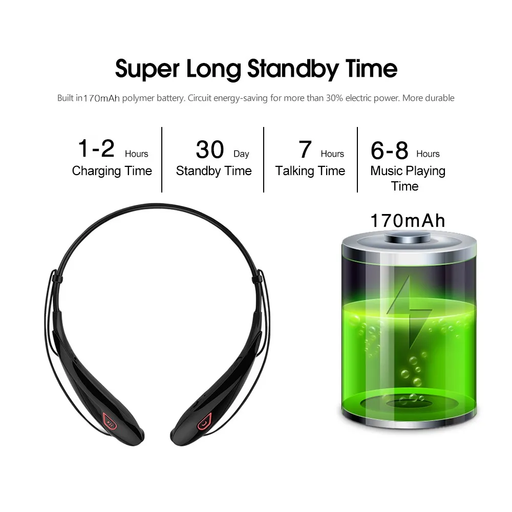 2018 New Y98 Wireless Stereo Bluetooth Headset Music Headphone Sport Earphone Handsfree In Ear Earbuds MP3 Media Play | Электроника