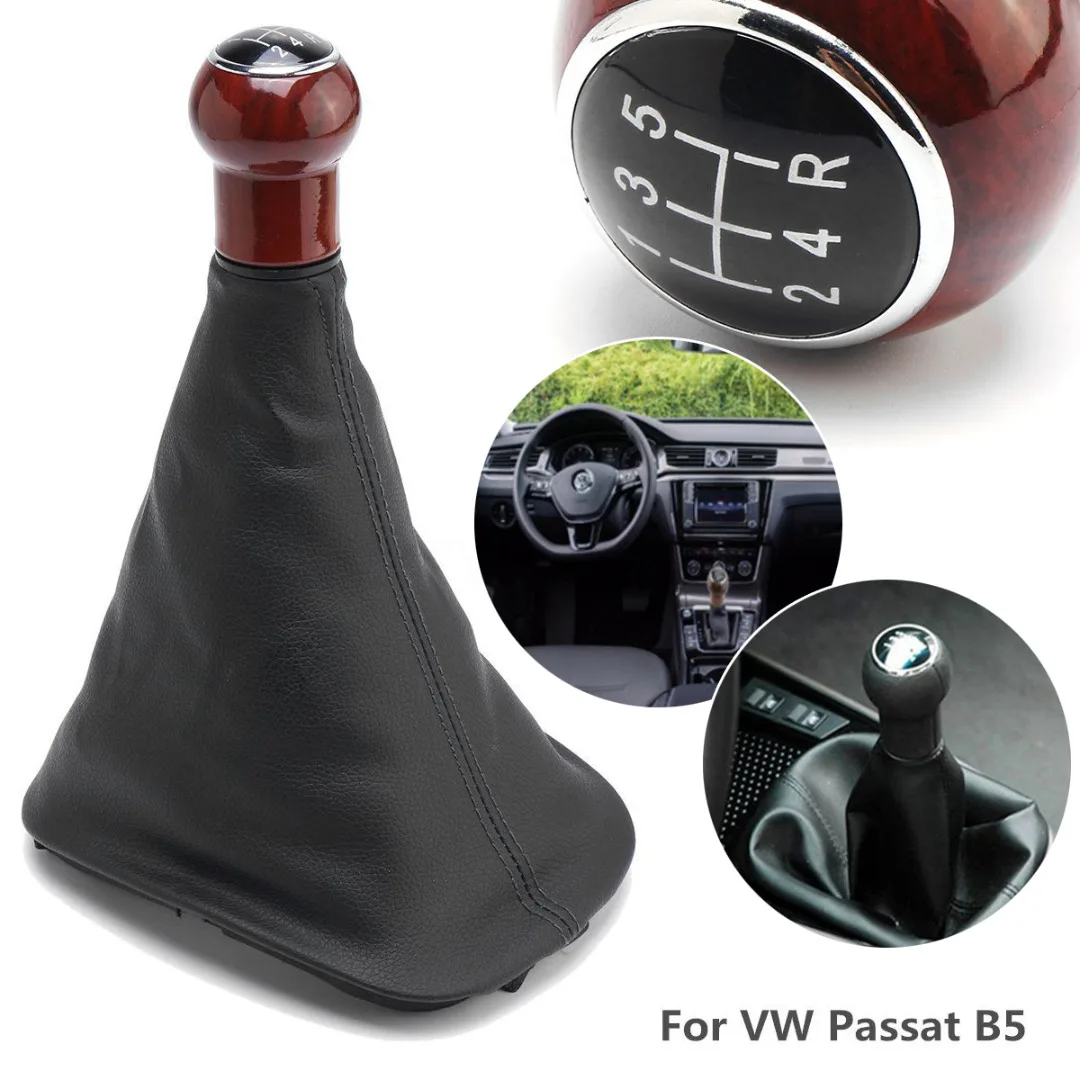 Новейшая 5 скоростная деревянная ручка переключения передач для V W Golf Passat B5 Je tta 99
