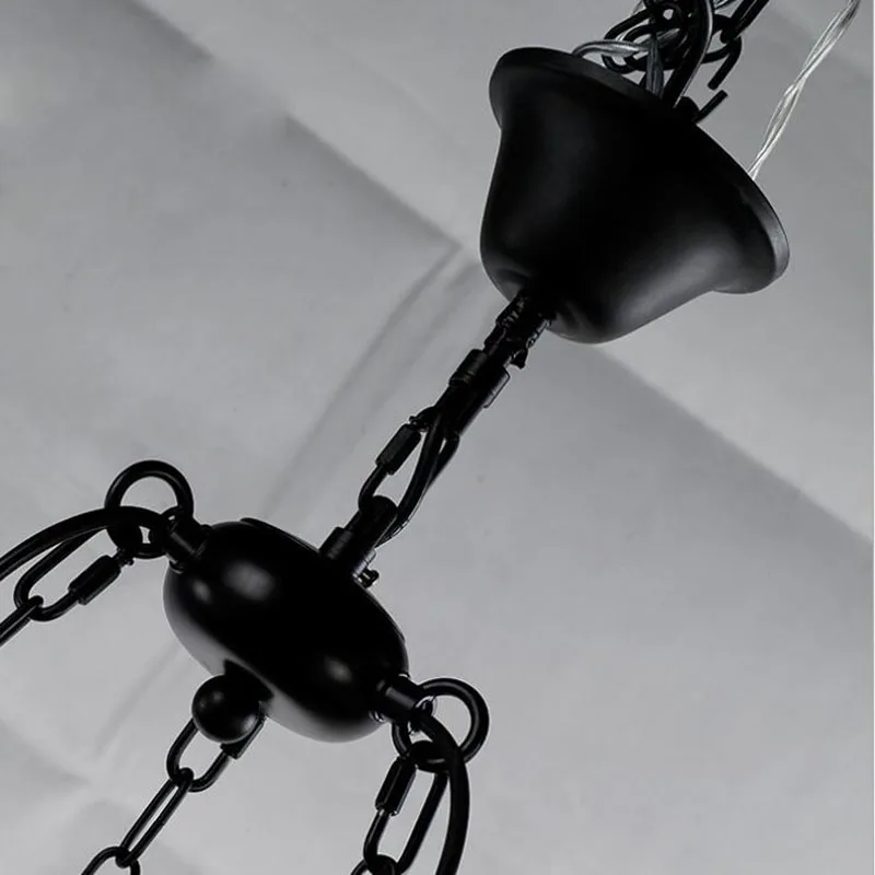 Американские ретро светильники для гостиной скандинавский железный светильник