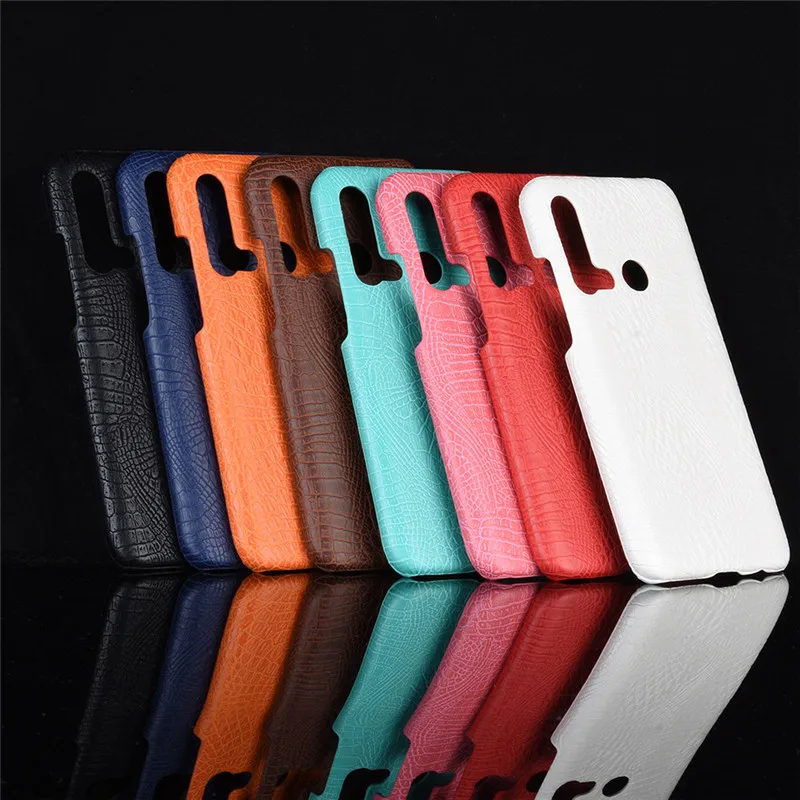 

For Huawei nova 5i Case Huawei nova5i 5 I Crocodile Skin PU Leather Hard Cover For Huawei nova 5i GLK-LX1U GLK-LX2 Phone Cases