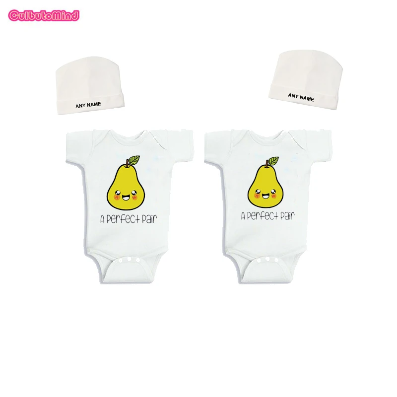 Летний хлопковый костюм с короткими рукавами и надписью I Am the Baby Brother am The Sister