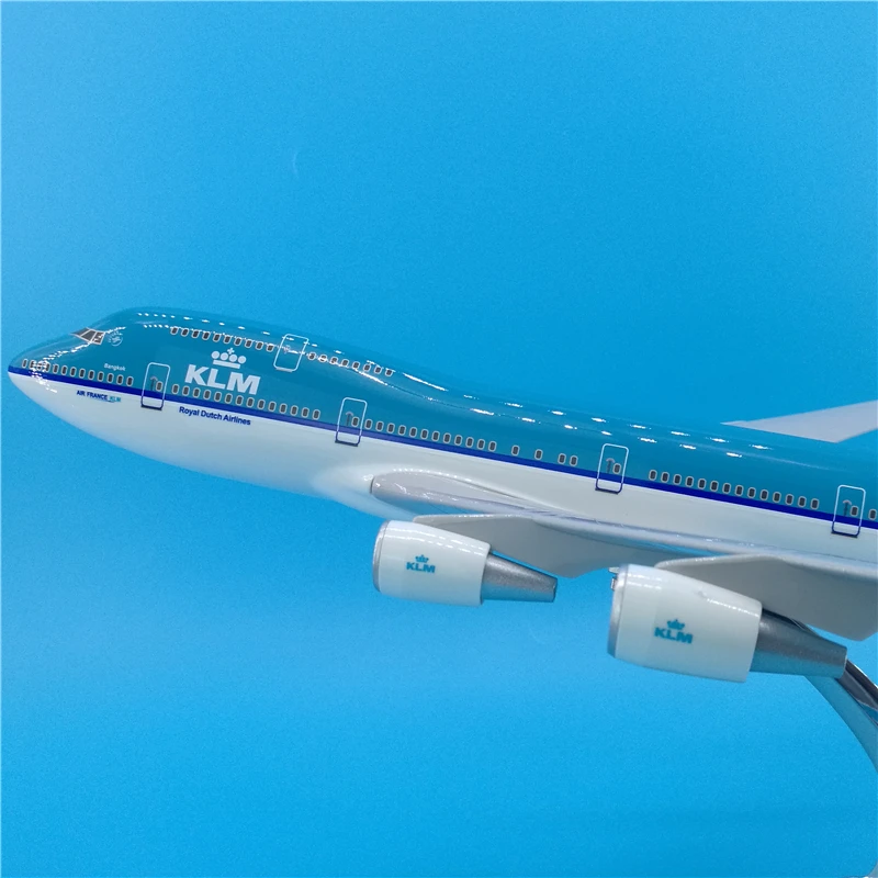 Модель самолета преной 47 см KLM b747 Нидерланды авиалинии модель воздуховода