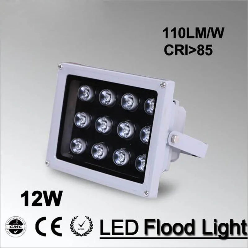 

5pcs Foco Flood Light 12w Cold White Street Projector Exterior Focos Ac85V-265V Led Spotlight Outdoor Security Floodlights