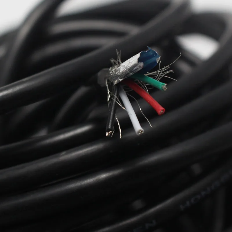 10 метровый 4P кабель для DIY USB коннектора RVVP4 * 0 15 мм2 двойной защищенный провод