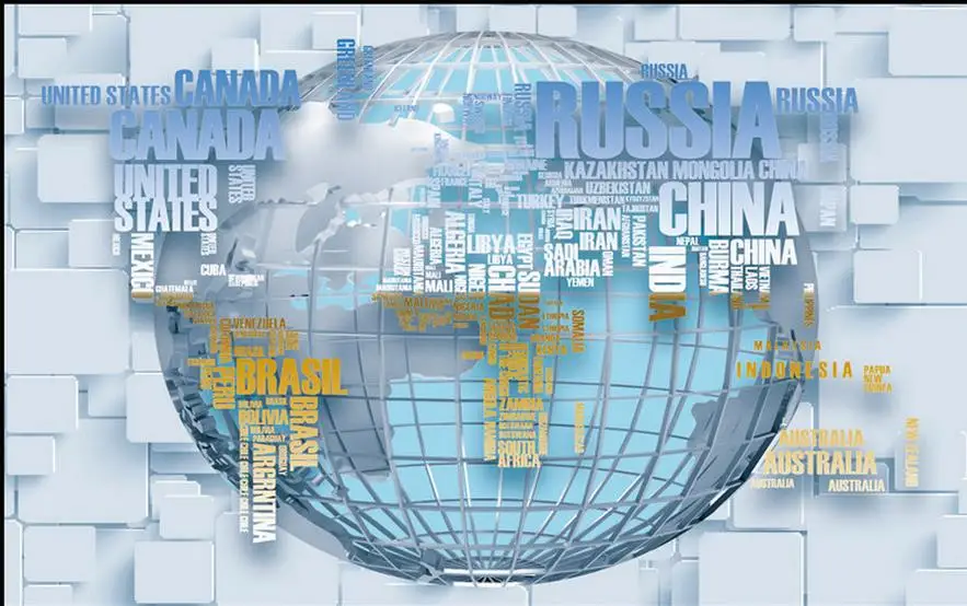Индивидуальные роскошные обои с английским алфавитом 3d настенные фрески для