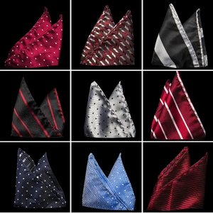 Мужские брендовые носовой платок из полиэстера с карманами, винтажные шарфы с цветочной вышивкой, Свадебный квадратный Карманный платки