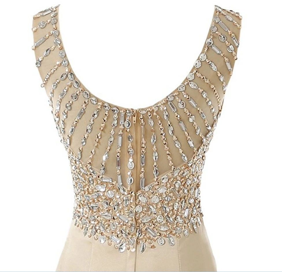 Dreambridal The latest in-kind pictures Elegant Long Mermaid Prom Dress Beaded Gowns Bridesmaid | Свадьбы и торжества