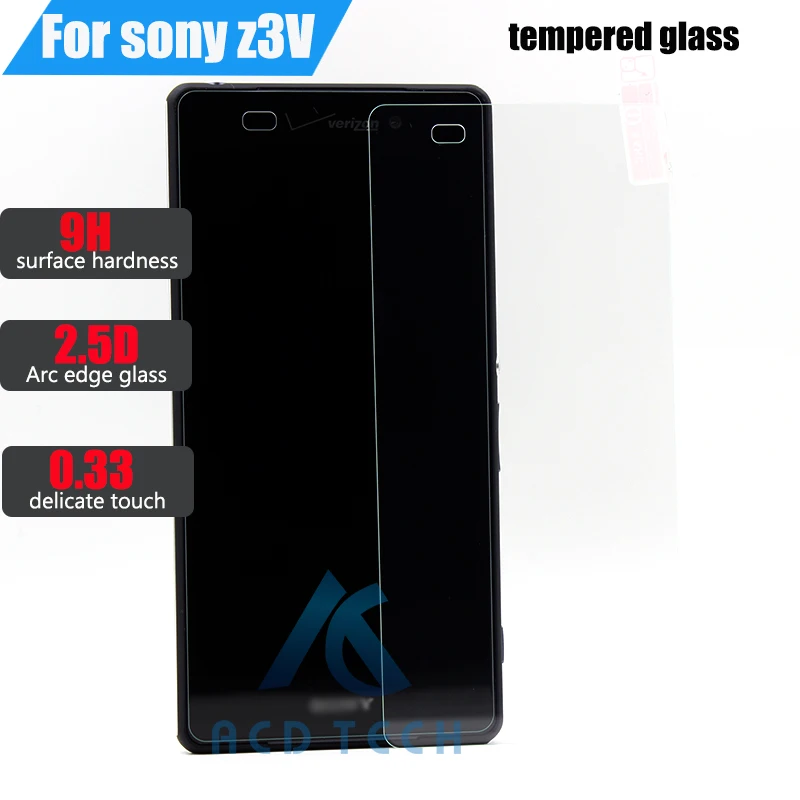 2.5D Защитная батарея для экрана из закаленного стекла Защитная крышка для Sony Z3V Z3Verizon D6708 тонкая HD закаленная защитная пленка