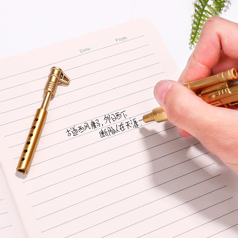 1 предмет продажа Золотая машина пистолет гель студенческие ручки с гелевыми