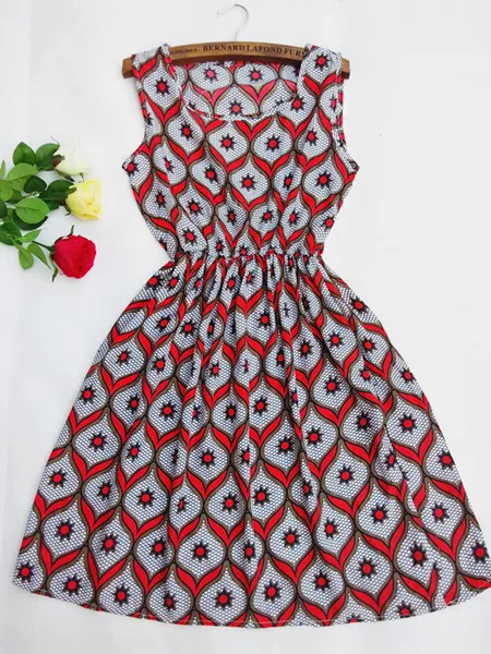 Сексуальное летнее осеннее платье с принтом Vestidos, женское повседневное богемное платье без рукавов с цветочным рисунком, тонкое пляжное шифоновое платье с круглым вырезом, винтажное синее платье - Цвет: 16
