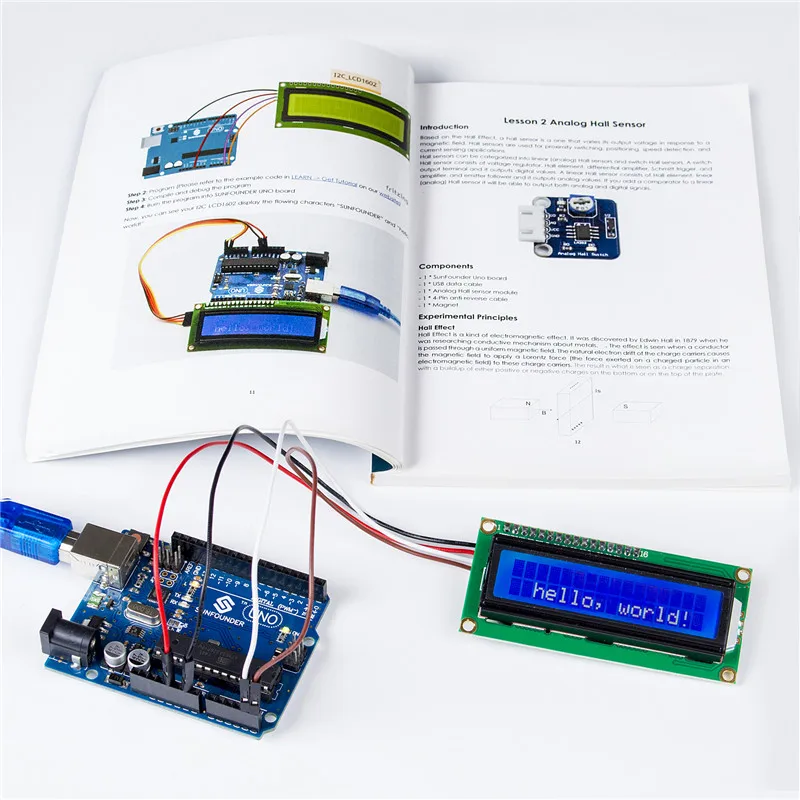 Sunfower Ultimate UNO R3 набор датчиков V2.0 для Arduino UNO R3 Mega2560 Mega328 Nano