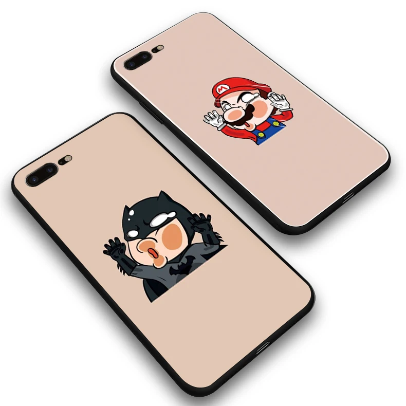 Забавный мультяшный силиконовый мягкий ТПУ чехол для iphone XR XS X XSMAX 7plus 8plus милый
