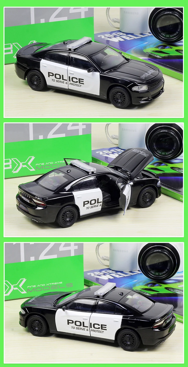 Welly 1:24 модель автомобиля сплав Dodge зарядное устройство погоня гоночный автомобиль литой металлический полицейский спортивный автомобиль для мальчика Коллекция игрушек для подарка