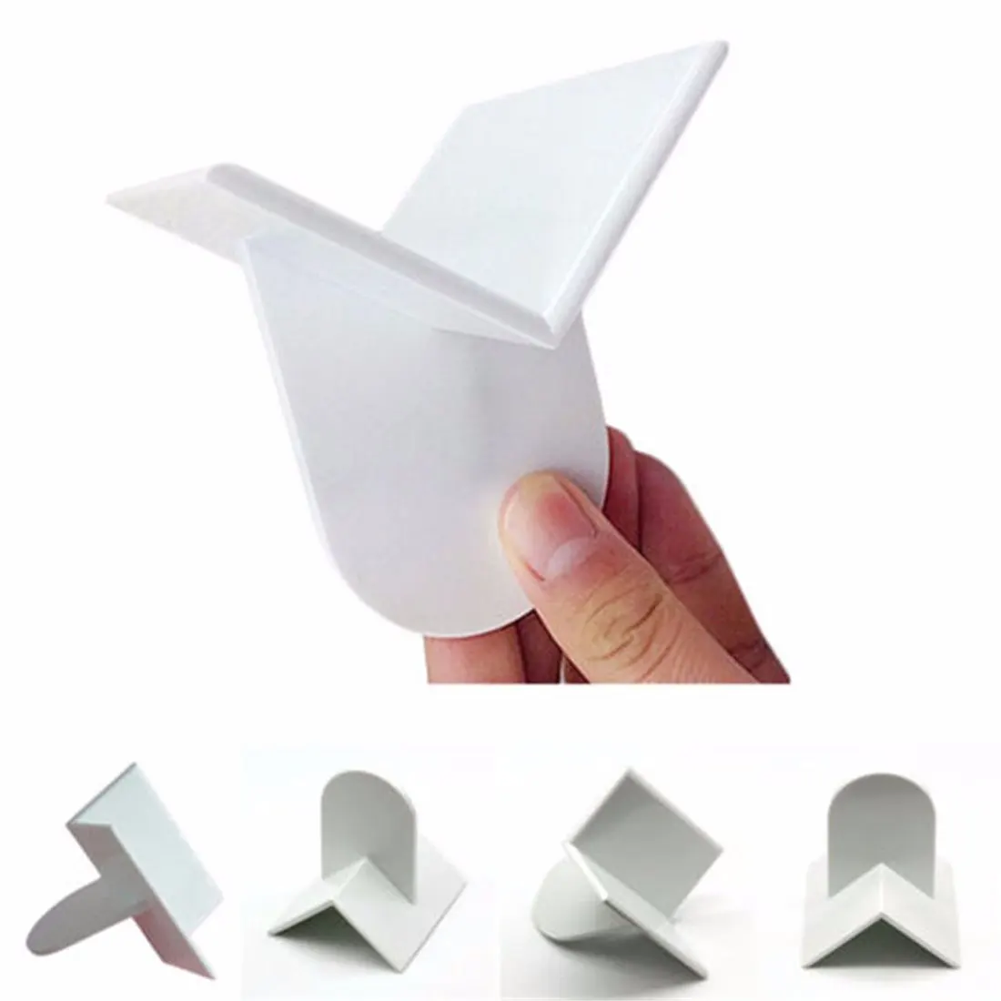 

New Kitchen Accessories Right Angle Baking Tool Cake Smoother Decorating Fondant Cake Polisher Finisher
