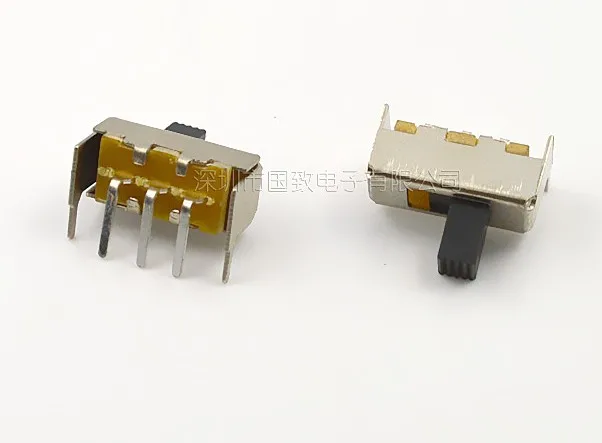 20pcs SS12F23 переключатель горизонтального стандарта 4 мм 5 футовый 1P2T SPDT Миниатюрный