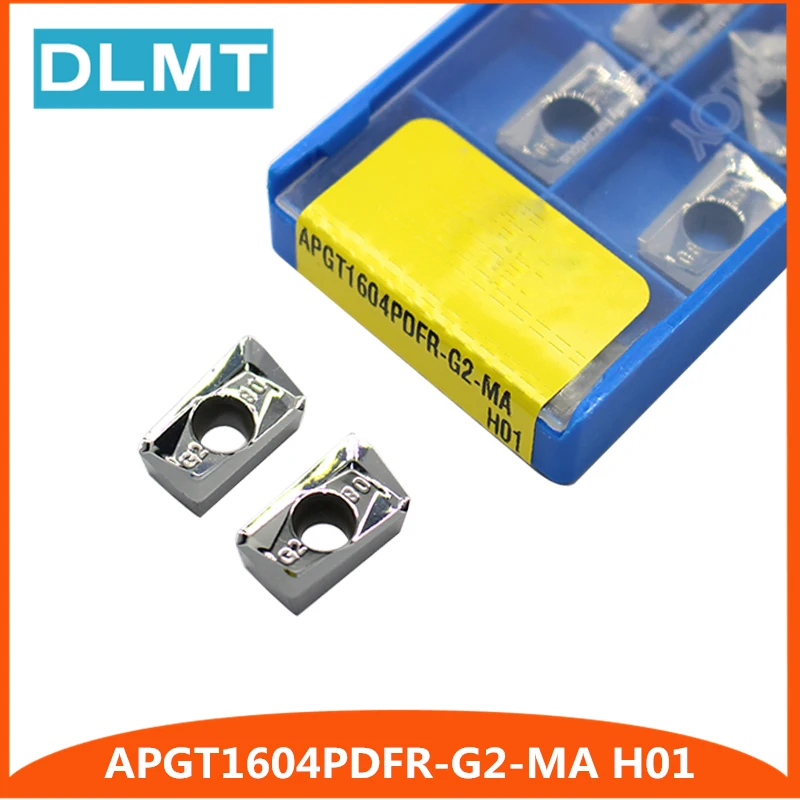 10 шт. APGT1604 PDFR G2 MA H01 ЧПУ алюминиевая фреза вставка лезвия инструмент