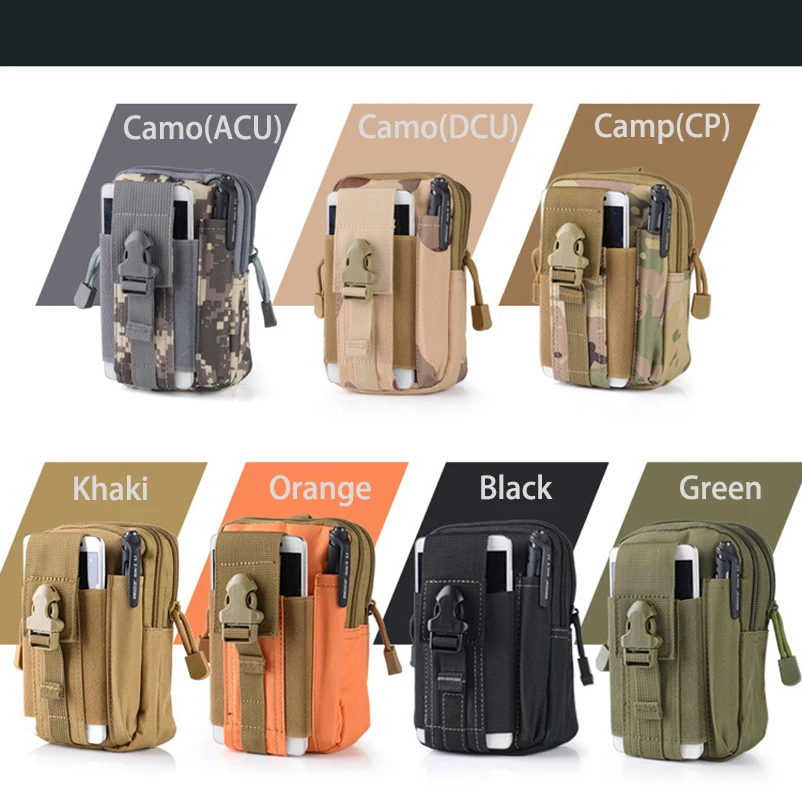 Nevenka Tactical Pouch Belt Waist Pack Bag Travel Camping Bags Small Pocket Military Waist Pack Running Pouch Soft back