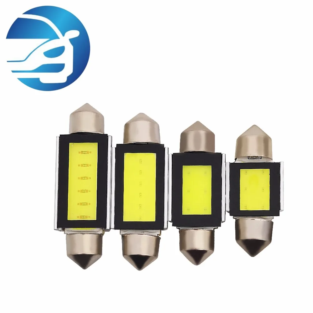 

4 pcs of LED COB Festoon C5W LED license plate light 31 36 39 41mm COB canbus no error